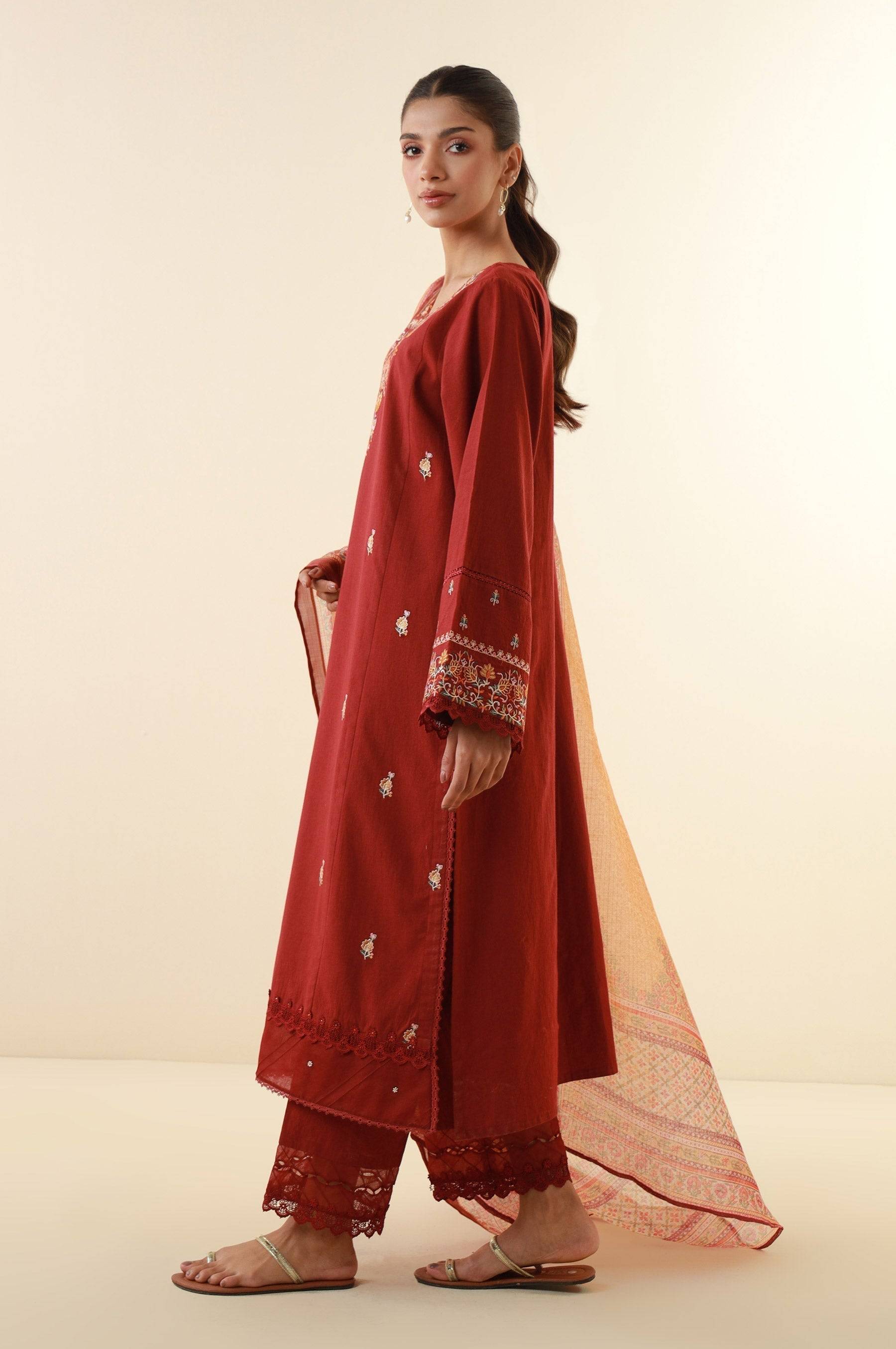 Zeen | Summer Collection 24 | 34200 - Pakistani Designer Dress - by Zeen | Type: Luxury - 100% Original at Saira Sultan