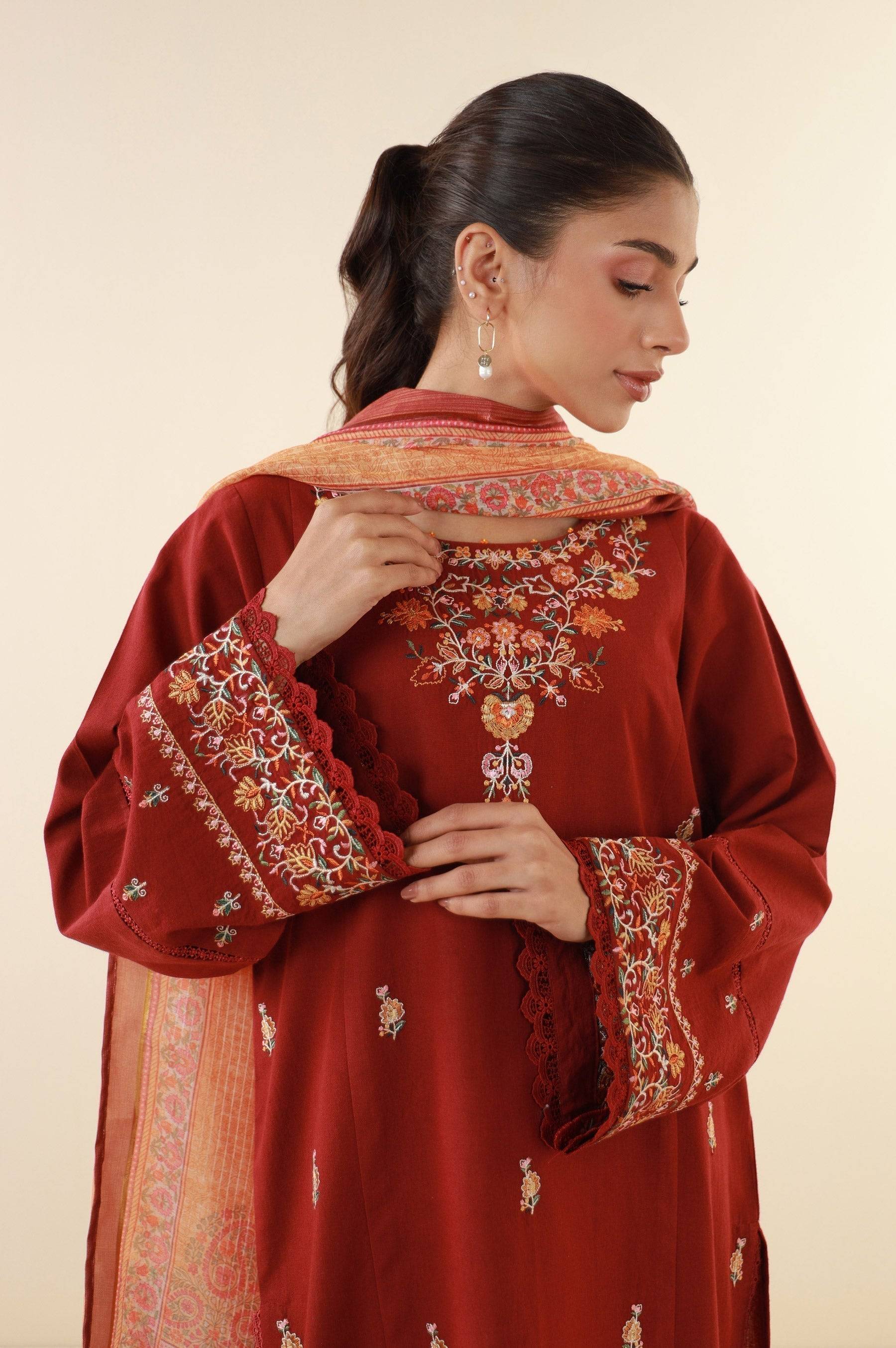 Zeen | Summer Collection 24 | 34200 - Pakistani Designer Dress - by Zeen | Type: Luxury - 100% Original at Saira Sultan