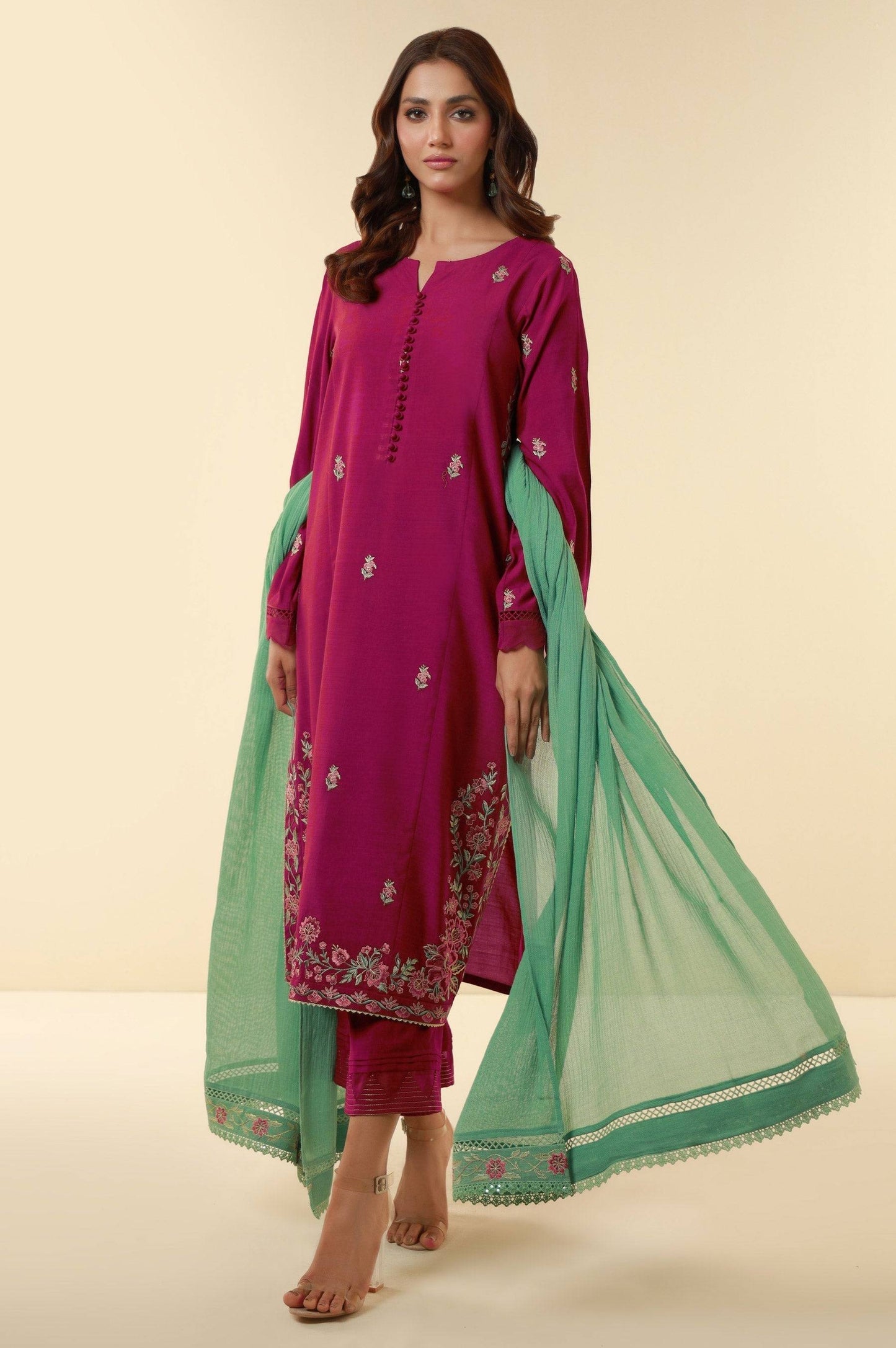 Zeen | Summer Collection 24 | 34203 - Pakistani Designer Dress - by Zeen | Type: Luxury - 100% Original at Saira Sultan