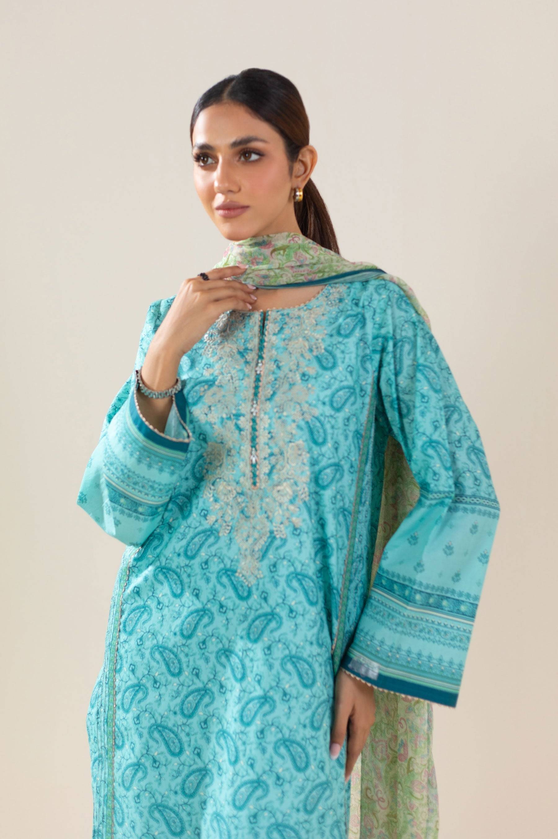 Zeen | Summer Collection 24 | 34212 - Pakistani Designer Dress - by Zeen | Type: Luxury - 100% Original at Saira Sultan