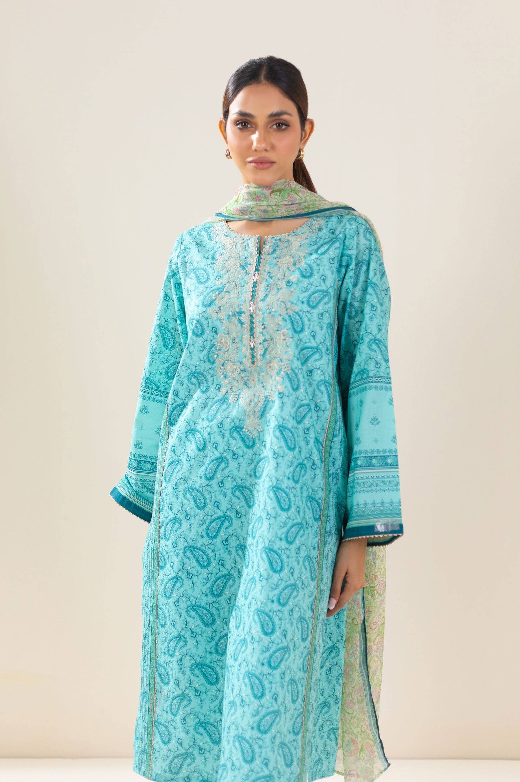 Zeen | Summer Collection 24 | 34212 - Pakistani Designer Dress - by Zeen | Type: Luxury - 100% Original at Saira Sultan