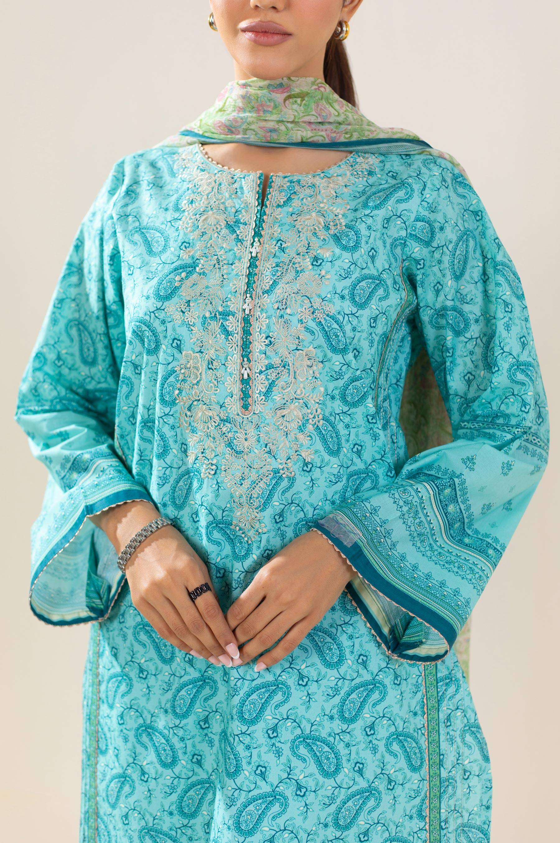 Zeen | Summer Collection 24 | 34212 - Pakistani Designer Dress - by Zeen | Type: Luxury - 100% Original at Saira Sultan
