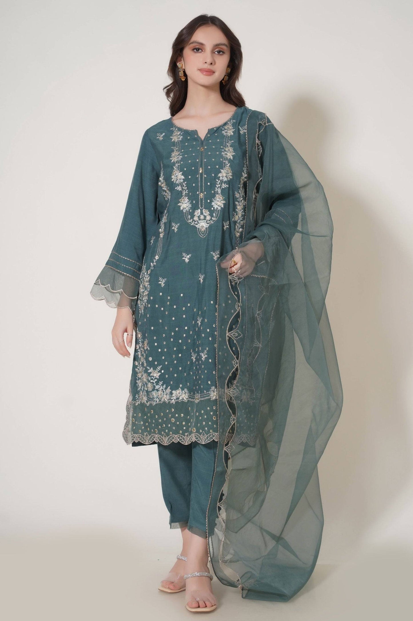 Zeen | Summer Collection 24 | 33238 - Pakistani Designer Dress - by Zeen | Type: Luxury - 100% Original at Saira Sultan