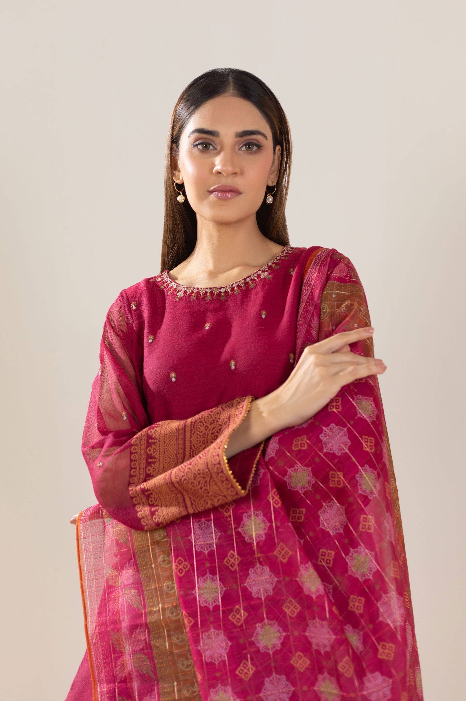 Zeen | Summer Collection 24 | 34104 - Pakistani Designer Dress - by Zeen | Type: Luxury - 100% Original at Saira Sultan